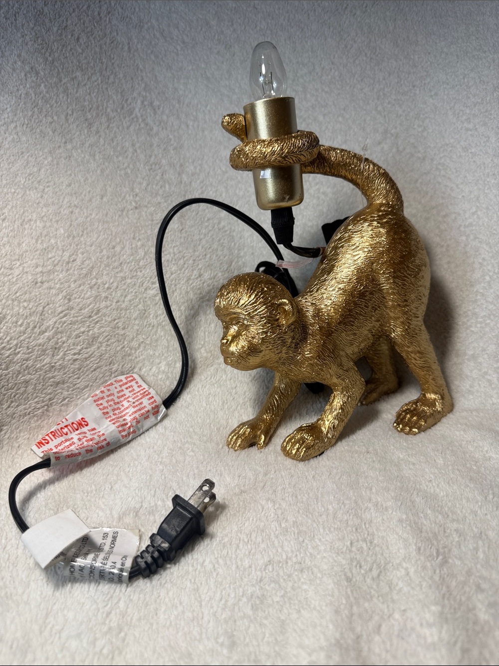 Ashland Gold Safari Tabletop Lamp - Picture 1 of 7